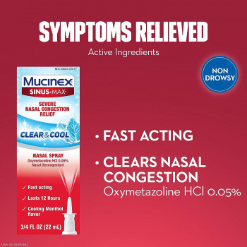 Nasal Decongestant Spray,...