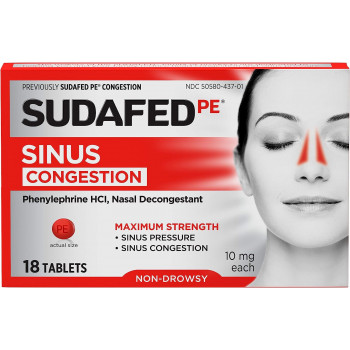 Sudafed PE Sinus Congestion...
