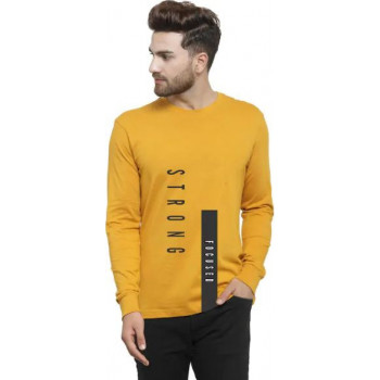 Yellow Regular fit Cotton...