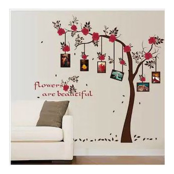 Photo frame family tree red...