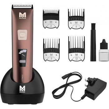 Moser 1888-0151,Moser 1888-0151 Li+Pro2 Professional Cordcordless Hair Clipper, Deep Metallic Burgundy, 120G