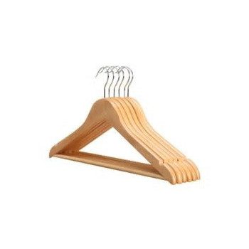 10-Piece Cloth Hanger Beige
