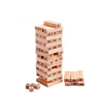 54-Piece Wooden Building...