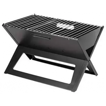 Portable Flat Barbeque Black