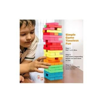 54-Piece Wooden Blocks...