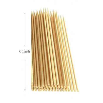 BBQ Bamboo Skewers Beige 300mm