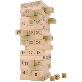48-Piece Wooden Building...