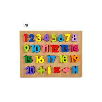 Alphabet And Numbers Wooden...