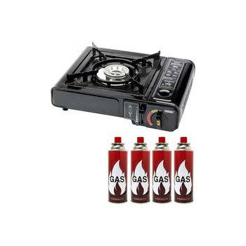 4-Piece Camping Stove with...