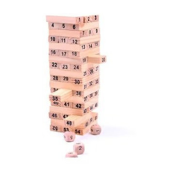 54-Piece Wooden Tower...
