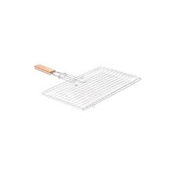 BBQ Grill Basket With Wood...