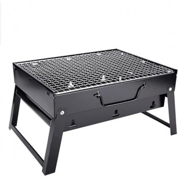 BBQ Charcoal Grill Black...