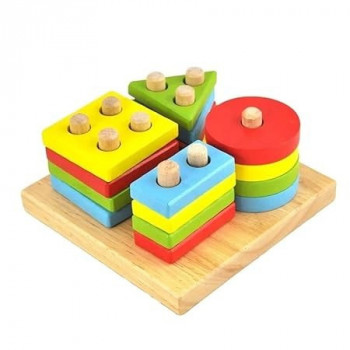 Wooden Geometric Shape...