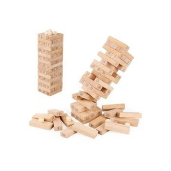 51-Piece Wooden Tower...