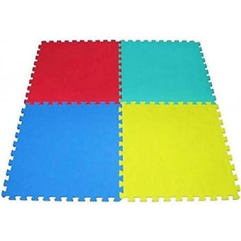 4-Piece Foam Mat Floor...