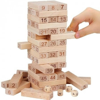 51-Piece Wooden Building...