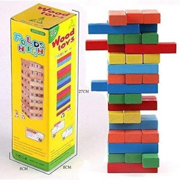 51-Piece Wooden Stacking...