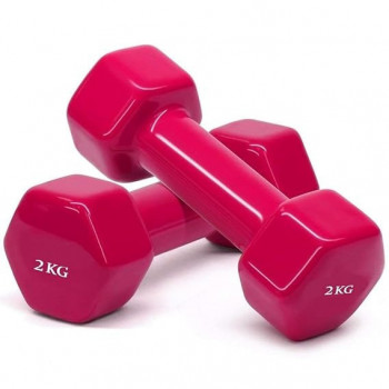 Hexagonal Dumbbell Set 2 x 2kg