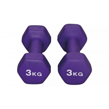Hexagonal Dumbbell Set 2 x 3kg