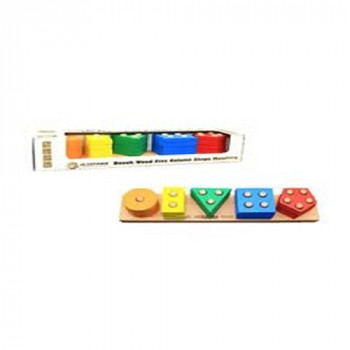 21-Piece Beech Wood Five...
