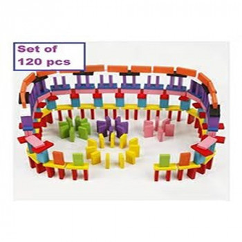 120-Piece Wooden Domino Set
