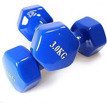 Hexagonal Dumbbell Set 2 x 3kg