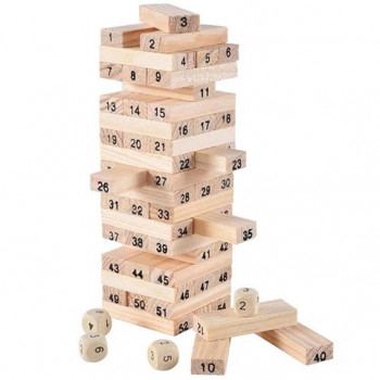 Wooden Blocks Build A Tower...