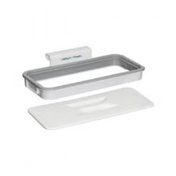Trash Bag Holder White 5x20cm