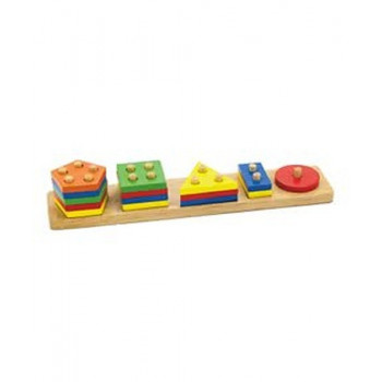 Wooden Geometric Block Sorter
