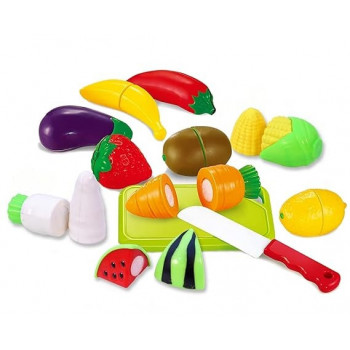 14-Piece Pretend Cut Fruit...