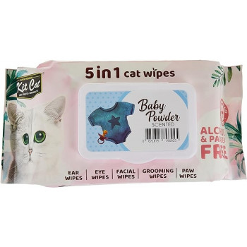 Kitcat 5 In 1 Cat Wipes...