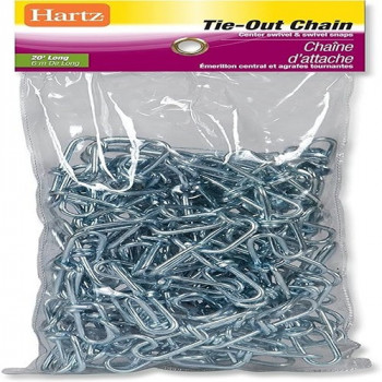 Hartz Dog Tie Out Chain - 20Ft