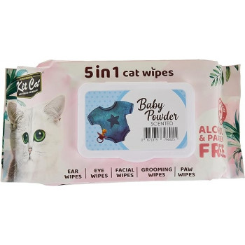 Kitcat 5 In 1 Cat Wipes...
