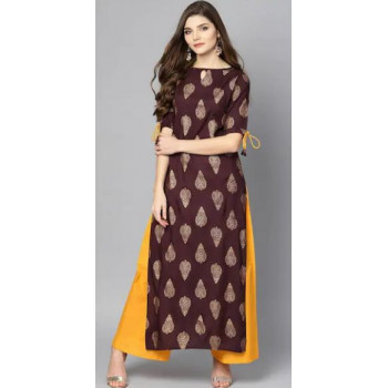 WOMEN'S RAYON KURTA AND...