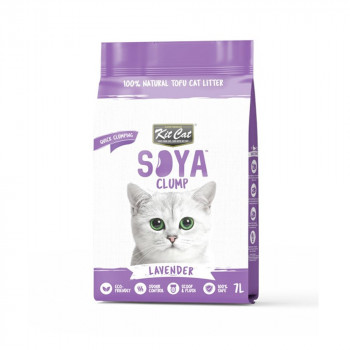 Kit Cat Soya Clump Soybean Litter Lavender, 7 L (Pack of 10)