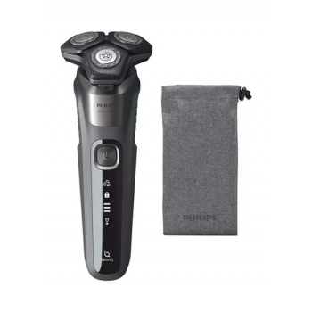 Philips Shaver Series 5000 With Soft Pouch / 3-Pin Plug Carbon Grey