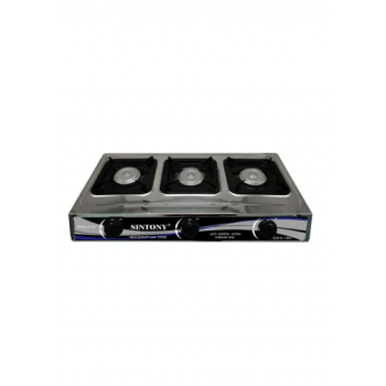 THREE BURNER GAS STOVE WITH AUTOMATIC IGNITION SYSTEM