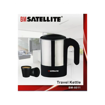 Bm Satellite Travel Kettle 1.7 l 1500 W BM-8011 Silver/Black