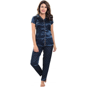 Pierre Donna Satin Pajama...